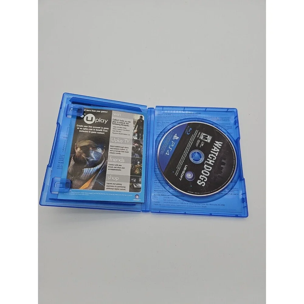 Watch Dogs + Watch Dogs 2 (Sony PlayStation 4, 2014) Tested And Working
